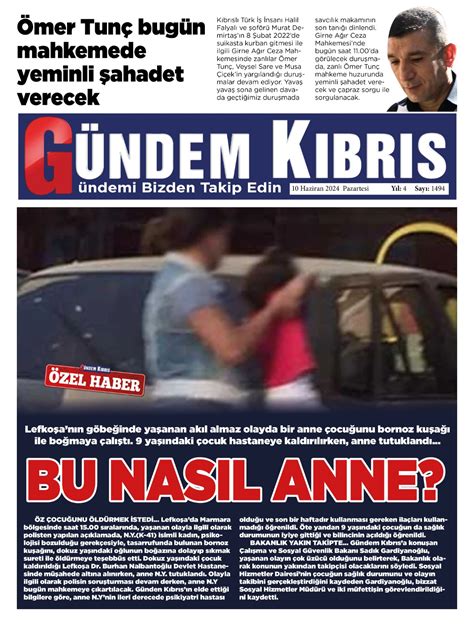 Gündem Kıbrıs Gazetesi .